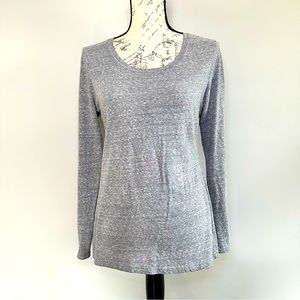 No Boundaries | Heather Gray Long Sleeve Tee Shirt  | Size L